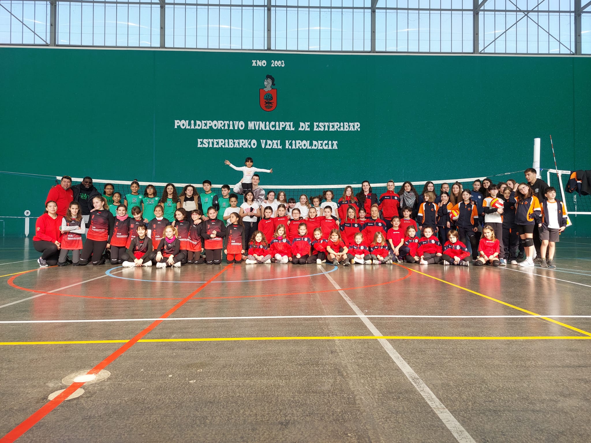 Celebrada la 1&ordf; concentraci&oacute;n Minivoley de la temporada